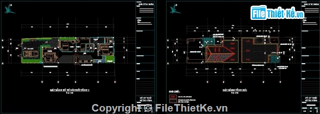 kiến trúc nhà cấp 4,nhà cấp 4,Bản vẽ nhà cấp 4,biệt thự 1 tầng,nhà 1 tầng