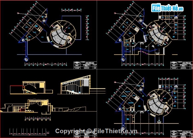 kiến trúc nhà hát lớn,bản vẽ nhà hát lớn,thiết kế nhà hát lớn