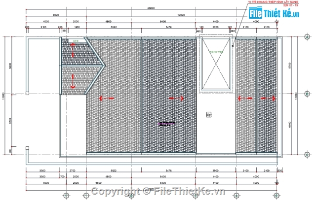 nhà mái thái,Bản vẽ full,nhà phố mái thái đẹp,biệt thự  12.8x25m