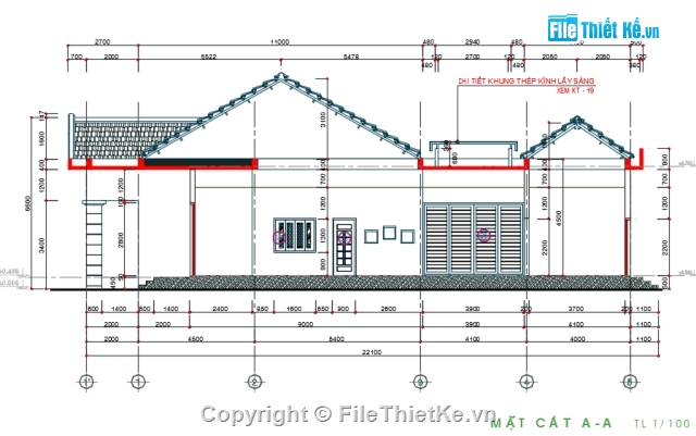 nhà mái thái,Bản vẽ full,nhà phố mái thái đẹp,biệt thự  12.8x25m