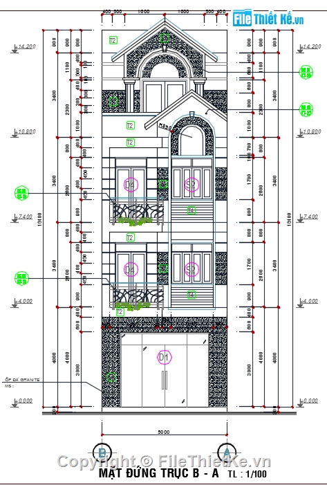 Bản vẽ full,Bản vẽ nhà phố,full nhà phố,4x19m,nhà phố 4x19m