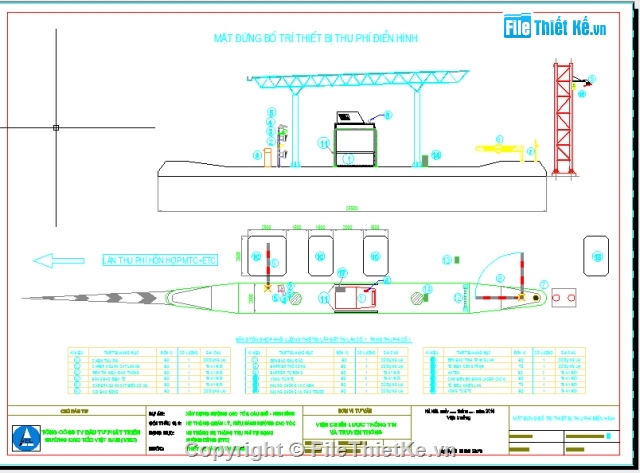 trạm thu phí,giá long môn,Bản vẽ trạm thu phí,bản vẽ gia long môn trạm thu phí,bản vẽ trạm thu phí đường