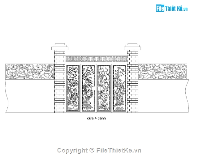 bản vẽ cổng,chi tiết họa tiết hoa văn,bản vẽ hoa văn cnc,cổng