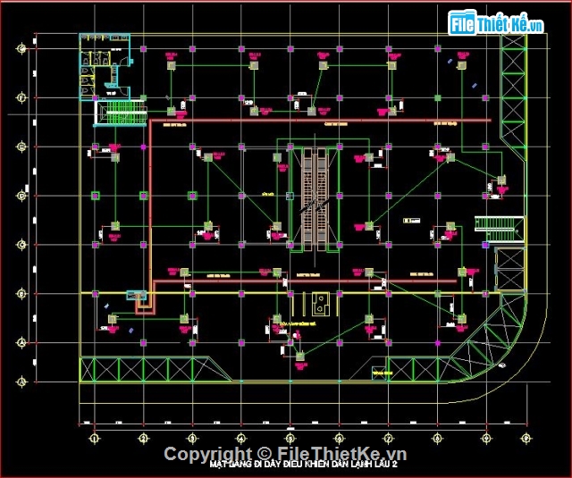 Bản Vẽ Hệ Thống Điện Lạnh Của Siêu Thị