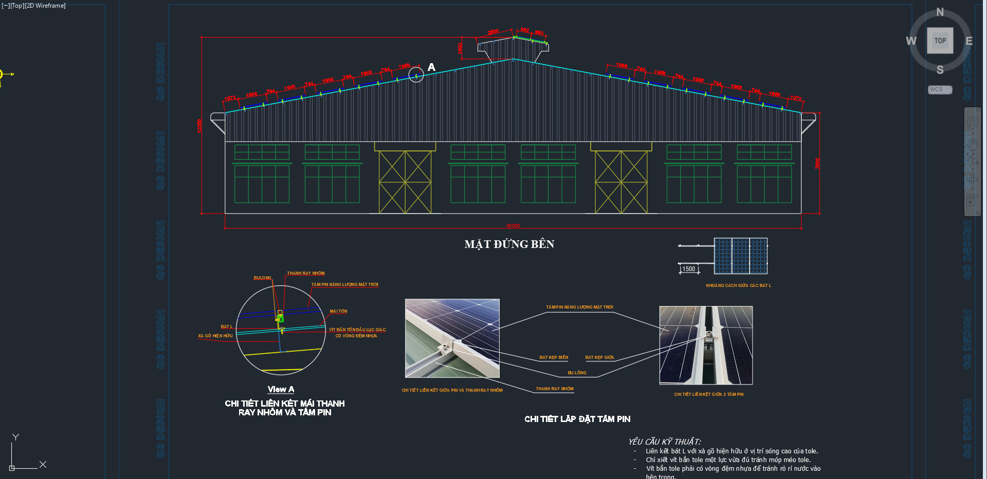 Solar,rooftop,Bản vẽ hệ thống điện mặt trời,hệ thống điện năng lượng mặt trời,điện năng lượng mặt trời áp mái 1Mwp