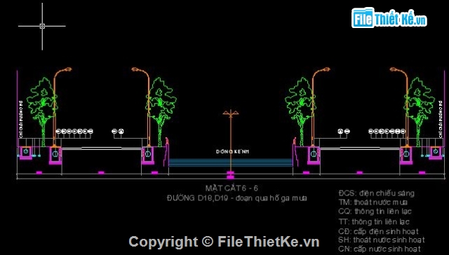 khu dân cư CenterHills,hệ thống hạ tầng kĩ thuật khu dân cư,hệ thống thoát nước mưa,kè chống xói lở