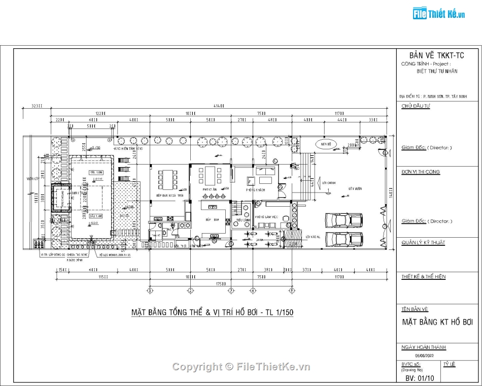 thiết kế hồ bơi,bản vẽ hồ bơi,autocad hồ bơi