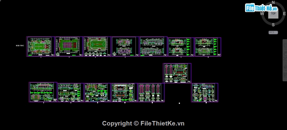 Bản vẽ cad hội trường,bản vẽ hội trường 26.4x42.4m,Bản vẽ autocad hội trường,full bản vẽ hội trường,kiến trúc thiết kế hội trường