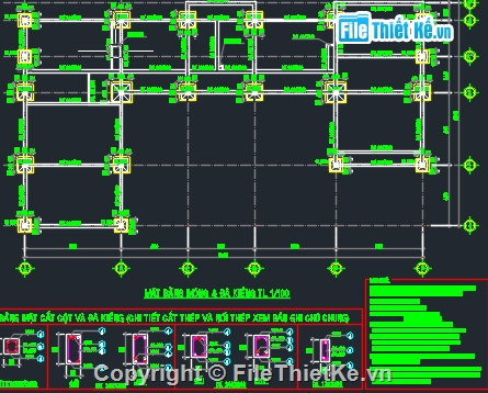 móng dầm sàn cột,nền móng băng,nền móng công trình,móng cột,móng,BẢN VẼ BIỆT THỰ PHỐ