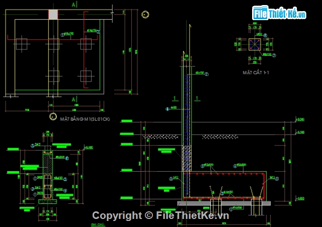 kết cấu 3 tầng,kết cấu nhà 5 x 20m,bản vẽ kết cấu nhà 3 tầng