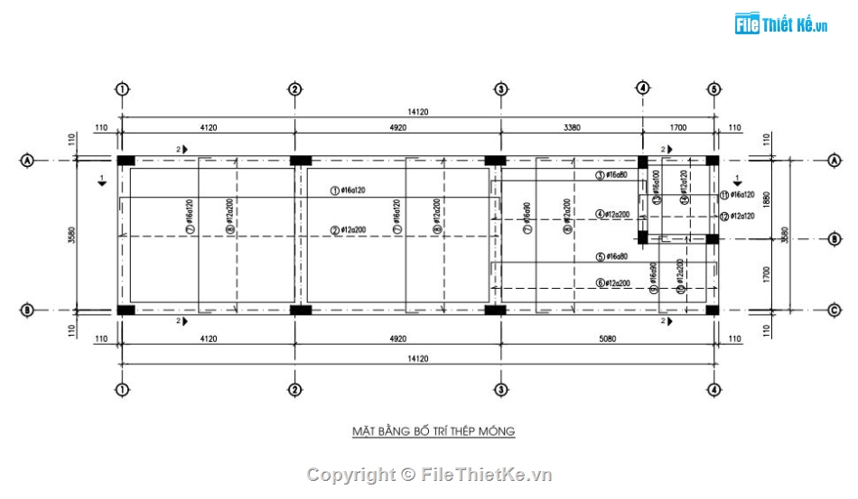 kết cấu nhà dân 7 tầng,kết cấu nhà phố,nhà phố kích thước 3.8x14.4m,phương án móng