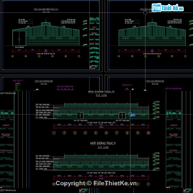 nhà xưởng,file cad nhà xưởng,nhà xưởng file cad