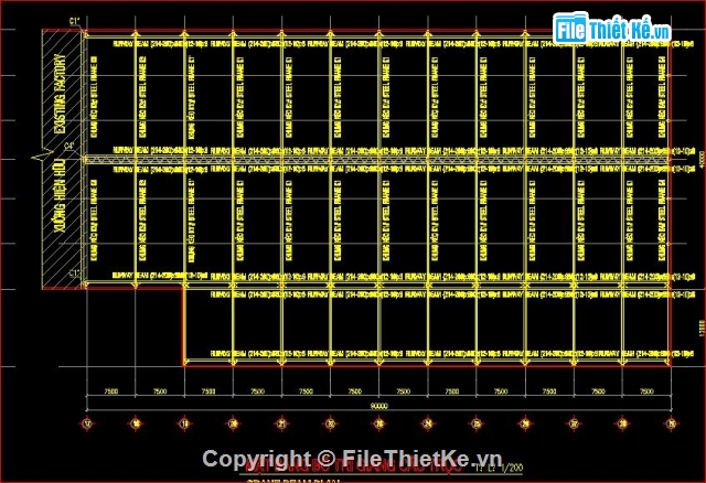 kết cấu thép,kết cấu nhà thép,bản vẽ nhà xưởng,nhà xưởng sotec vina,nhà xưởng KCN Nhơn Trạch