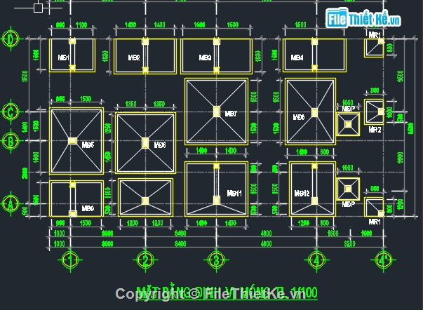 móng cọc ly tâm,móng dầm sàn cột,móng cột,nền móng công trình,BẢN VẼ BIỆT THỰ PHỐ