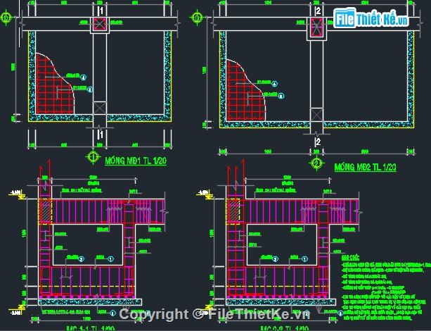 móng cọc ly tâm,móng dầm sàn cột,móng cột,nền móng công trình,BẢN VẼ BIỆT THỰ PHỐ