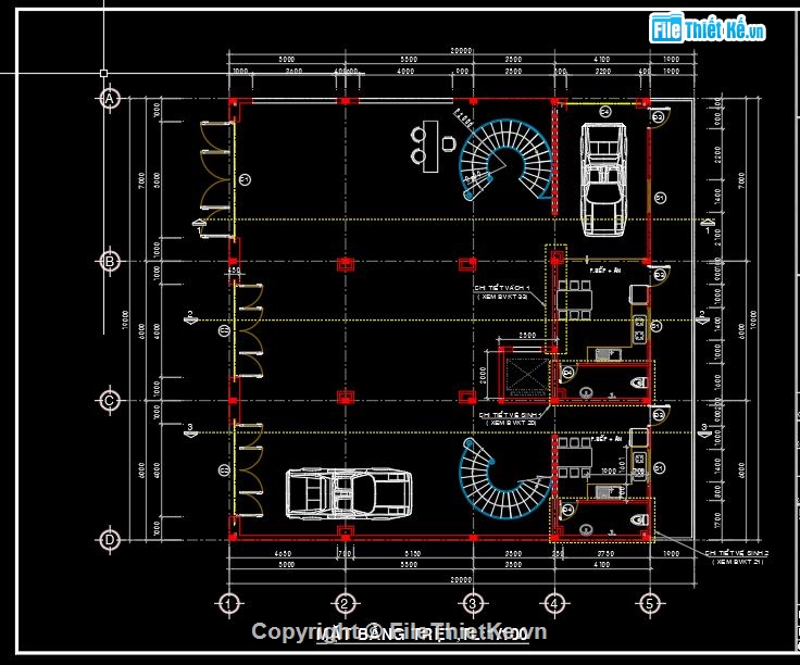 bản vẽ khách sạn,bản vẽ nhà nghỉ,file cad khách sạn,file cad nhà nghỉ 4 tầng,kiến trúc nhà nghỉ