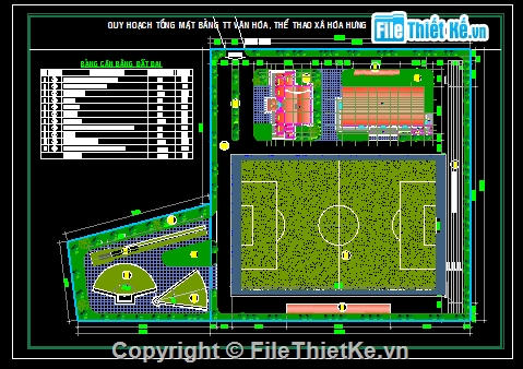 Bản vẽ,Bản vẽ cad Trung tâm,đầy đủ từ kiến trúc,khán đài sân bóng,Trung tâm văn hóa xã,kiến trúc nhà văn hóa