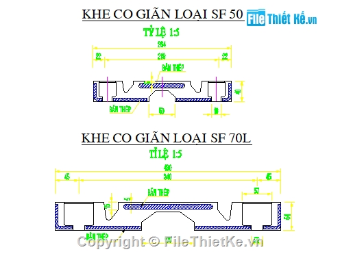 Bản vẽ khe co dãn cao su,khe co giãn,cao su,khe co giãn cao su,Bản vẽ full,Bản vẽ autocad