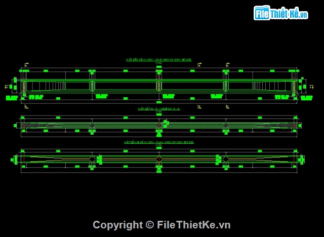 cầu dầm i33,dầm DUL,dầm căng sau,bản vẽ dầm