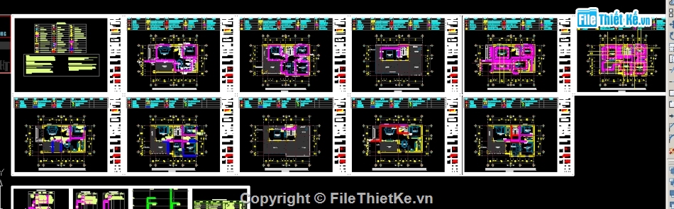 Bản vẽ biệt thự 2 tầng,kiến trúc 3 tầng 8.3x15.09m,biệt thự 3 tầng 8.3x15.09m,bản vẽ biệt thự 3 tầng