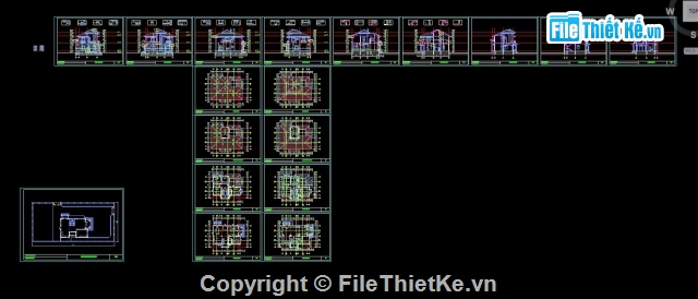 bản vẽ  biệt thự,biệt thự 2 tầng,kiến trúc biệt thự,kiến trúc 2 tầng