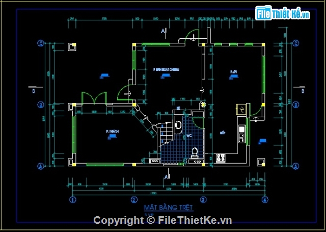 biệt thự 8x13.5,bản vẽ biệt thự 2 tầng,biệt thự đẹp 2 tầng