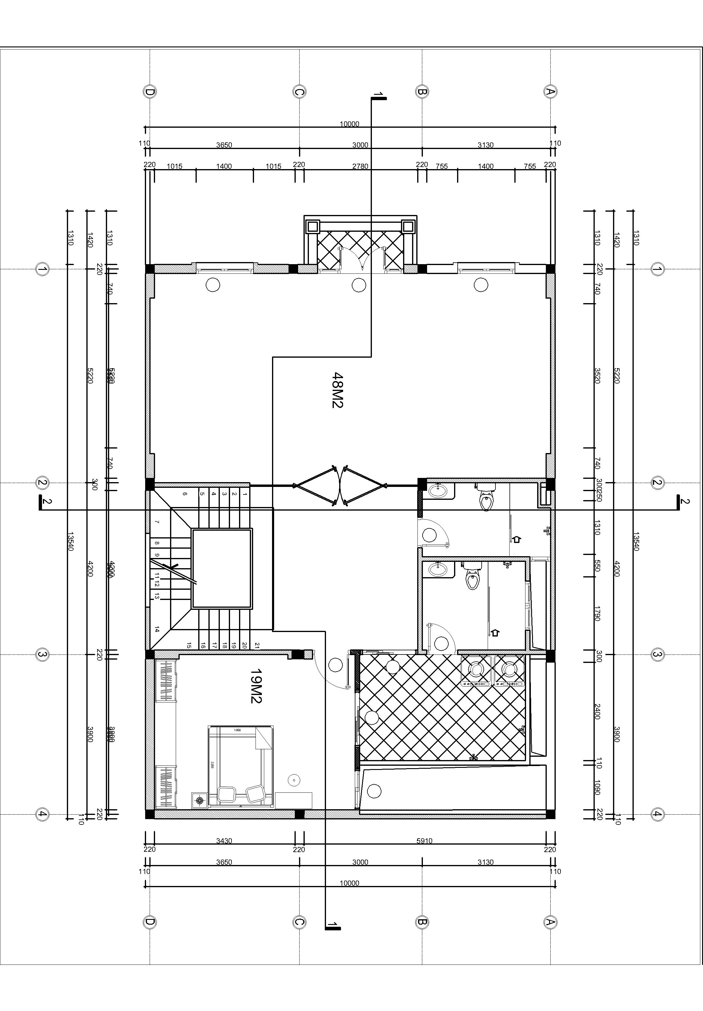 BIỆT THỰ FULL,TÂN CỔ ĐIỂN,NHÀ TÂN CỔ ĐIỂN,Kiến trúc Biệt thự 3 tầng,Biệt thự 3 tầng 10x13.54m