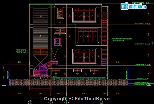 biệt thự 12x12m,kiến trúc 4 tầng,mẫu nhà 4 tầng