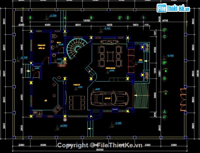 kiến trúc biệt thự,biệt thự cao cấp,biệt thự 3 tầng,bản vẽ kiến trúc,thiết kế biệt thự cao cấp