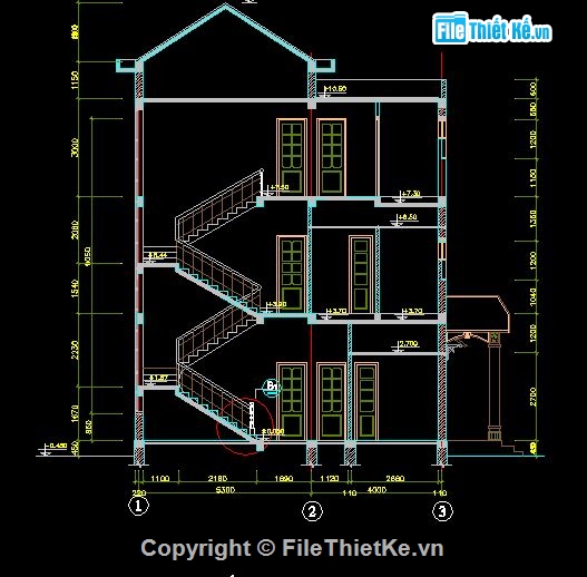 Bản vẽ mặt bằng,kiến trúc biệt thự,biệt thự 3 tầng,mẫu 3 tầng đẹp