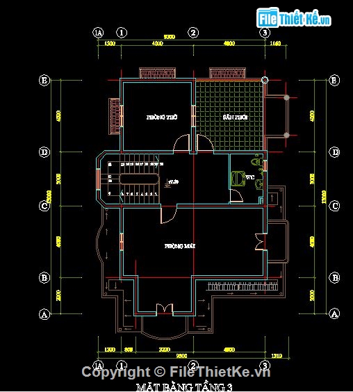 Bản vẽ mặt bằng,kiến trúc biệt thự,biệt thự 3 tầng,mẫu 3 tầng đẹp