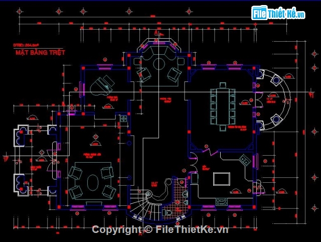 biệt thự 2.5 tầng,biệt thự 21x4.3m,biệt thự mái thái