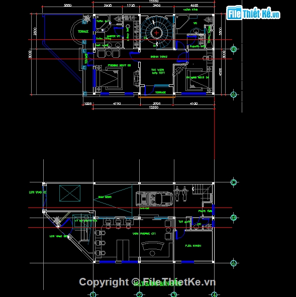 Kiến trúc,biệt thự 8x12m,Bản vẽ kiến trúc biệt thự,biệt thự 2 tầng,kiến trúc biệt thự
