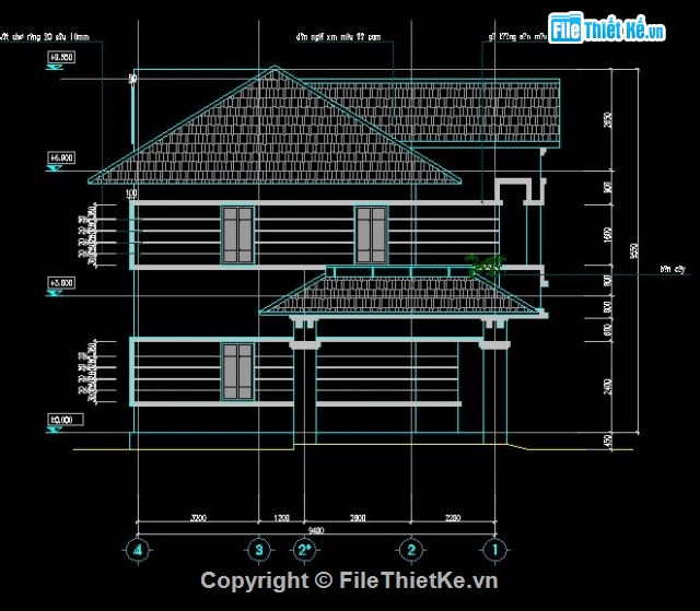 biệt thự đẹp,kiến trúc biệt thự,biệt thự kiểu thái,biệt thự thái 2 tầng