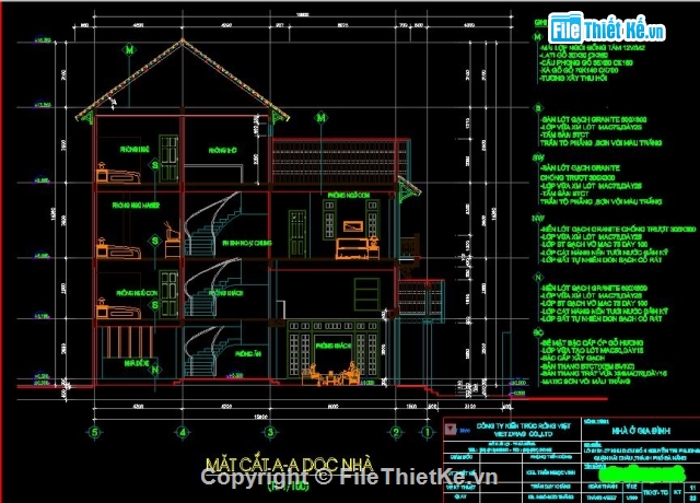 Bản vẽ nhà phố,nhà 4 tầng,biệt thự 10x20m,nhà L mái so le