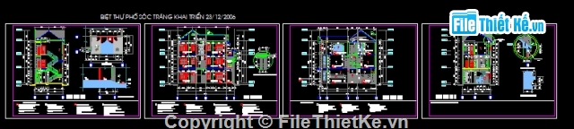 bản vẽ biệt thự 3 tầng,biệt thự 3 tầng,thiết kế biệt thự,kiến trúc biệt thự,biệt thự phố,7.5x15m