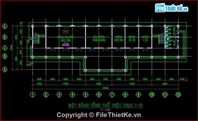 bản vẽ kiến trúc,bản vẽ chi tiết trường học,thiết kế trường học