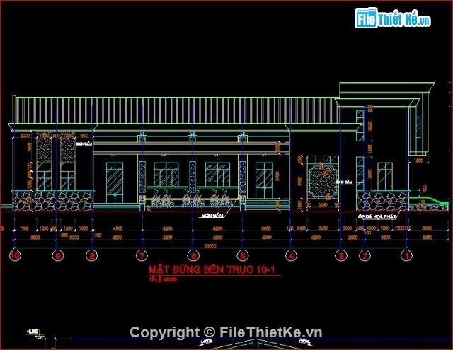 thiết kế nhà hội trường,mẫu nhà hội trường,bản vẽ nhà hội trường