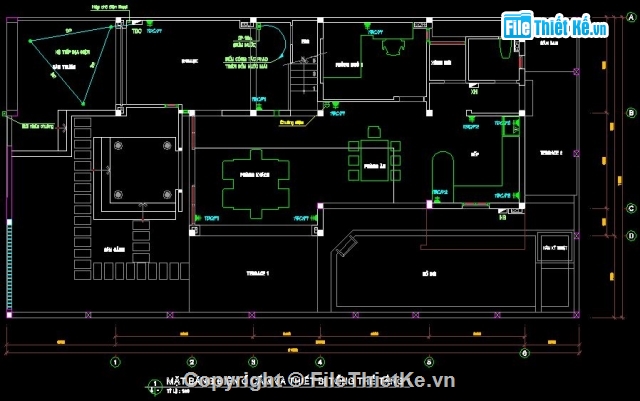 biệt thự 4 tầng,bản vẽ nhà 4 tầng,nhà 4 tầng mái thái,biệt thự 11x15m