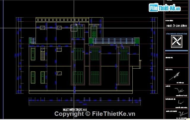 nhà 6x15m 3 tầng,bản vẽ 3 tầng nhà 6x15m,thiết kế nhà 6x15m 3 tầng