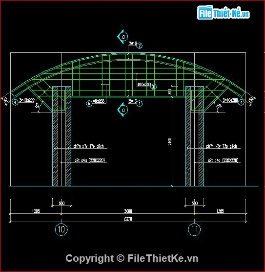 kết cấu nhà hiệu bộ,thiết kế tổng thể trường cao đẳng du lịch,công trình phụ trợ