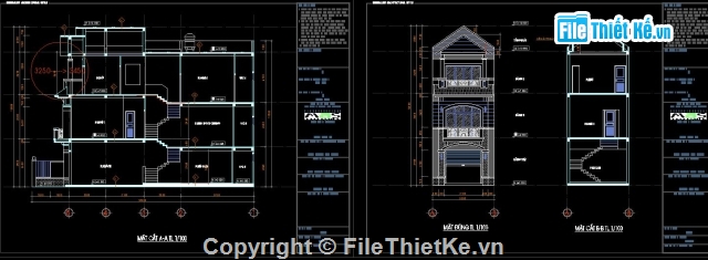 Nhà lệch tầng,kết cấu 3 tầng,3 tầng 5x18m,5m x18m,Nhà lệch tầng 5x18m