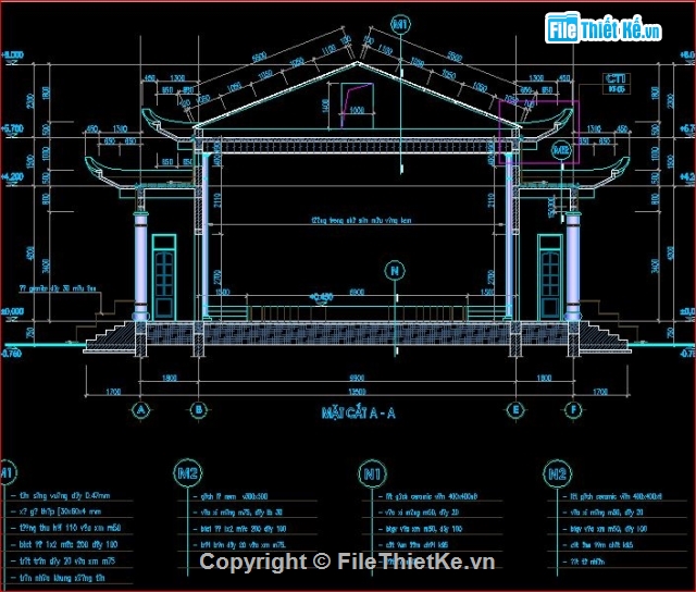 nhà văn hóa,kết cấu nhà văn hóa,kiến trúc nhà văn hóa,mẫu nhà văn hóa đẹp,nhà văn hóa mái 2 cấp bậc