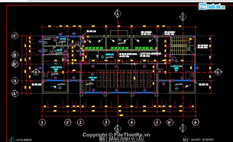 ủy ban nhân dân xã 2 tầng,ủy ban xã 2 tầng 9x24m,Bản vẽ nhà hội đồng 2 tầng,kiến trúc hội đồng ngân dân xã,kết cấu nhà hội đồng nhân dân xã