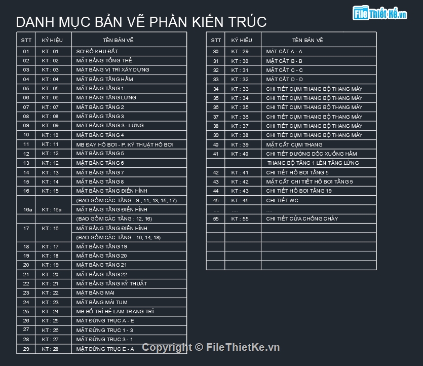 thiết kế khách sạn,bản vẽ khách sạn,file cad khách sạn 22 tầng,file cad khách sạn