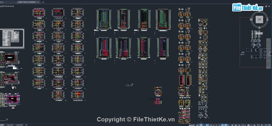 thiết kế khách sạn,bản vẽ khách sạn,file cad khách sạn 22 tầng,file cad khách sạn