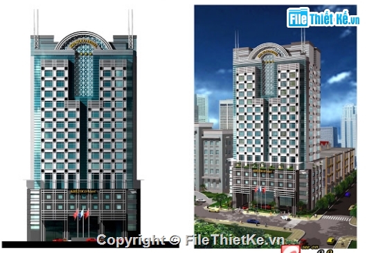 Khách sạn 4 sao,kiến trúc khách sạn,khách sạn KHATOCO,bản vẽ khách sạn KHATOCO