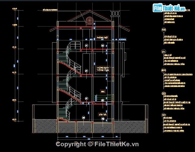 mẫu nhà 4 tầng,bản vẽ nhà 4 tầng,thiết kế nhà 4 tầng đẹp