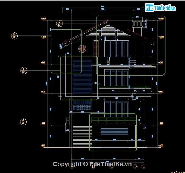 mẫu nhà 4 tầng,bản vẽ nhà 4 tầng,thiết kế nhà 4 tầng đẹp