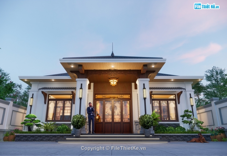 nhà 1 tầng,nhà 1 tầng mái nhật,mặt bằng nhà 1 tầng,file cad nhà 1 tầng,mặt bằng nhà 1 tầng 12x11m,thiết kế nhà phố